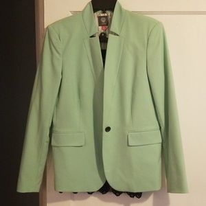 Skirt suit with panache
